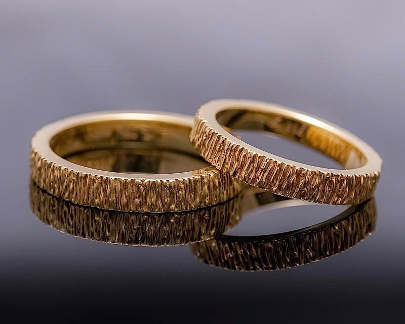 Wedding Rings, Yellow gold 18k