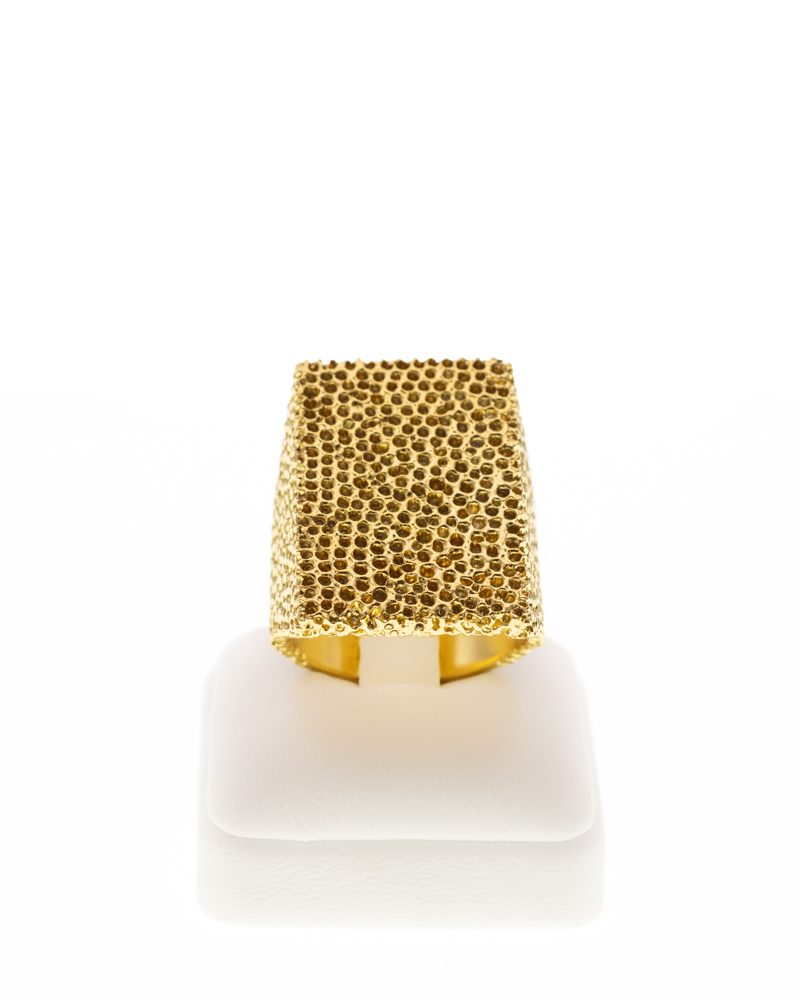 Χειροποίητο δαχτυλίδι σε επιχρυσωμένο ασήμι 925